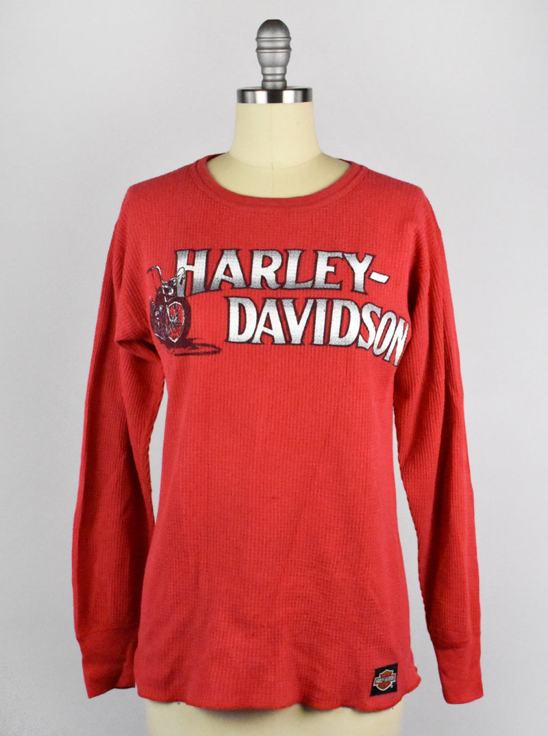 Vintage Harley Davidson Long Sleeve Thermal, Pueblo Colorado