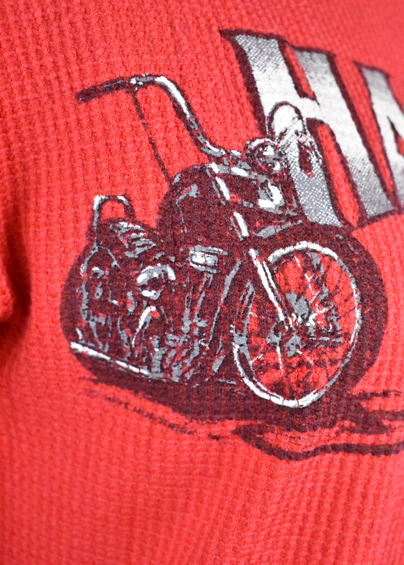 1990's Harley Davidson Long Sleeve Waffle Knit Thermal from Outpost Harley in Pueblo, Colorado