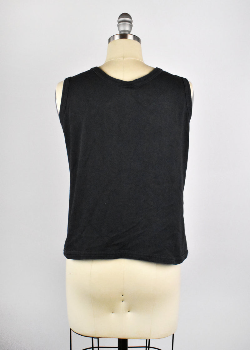 1980's Bald Eagle and Red Rose Biker Tank Top