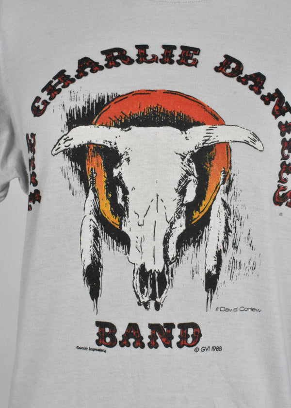 1988 Charlie Daniels Band T-Shirt, Screen Stars