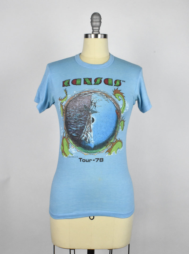 Vintage KANSAS (band) 1978 Tour T-Shirt