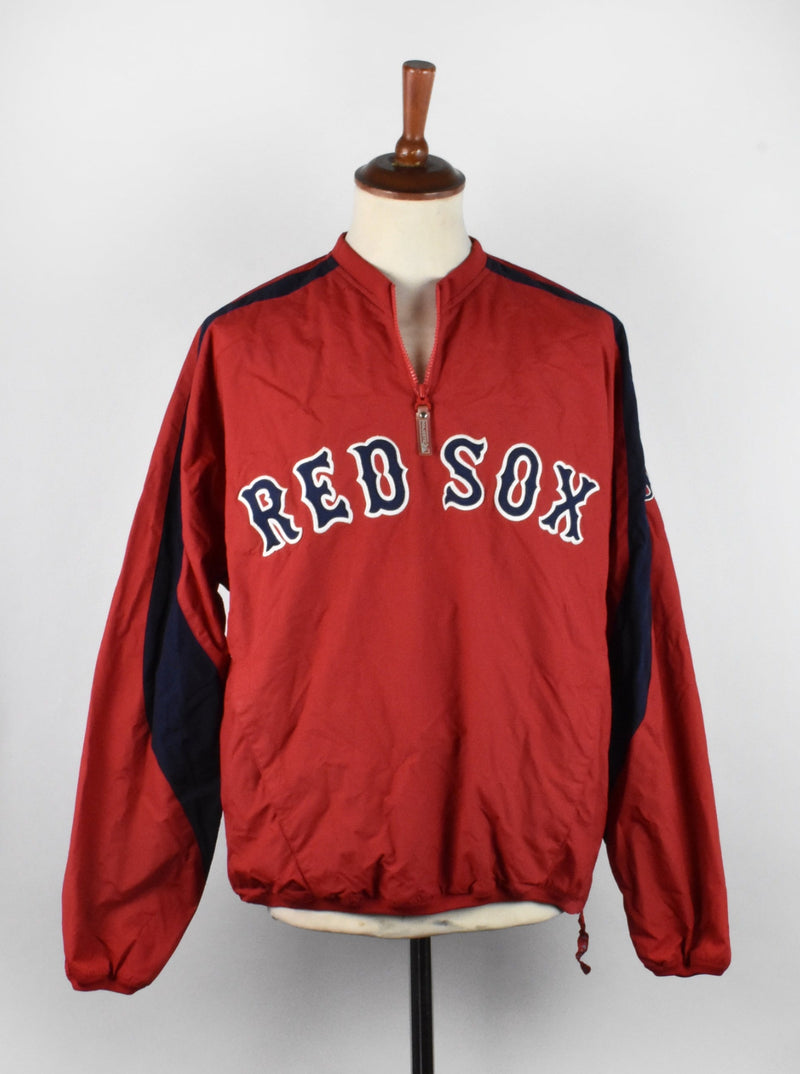 Vintage Boston Red Sox Authentic Collection Pull Over Jacket