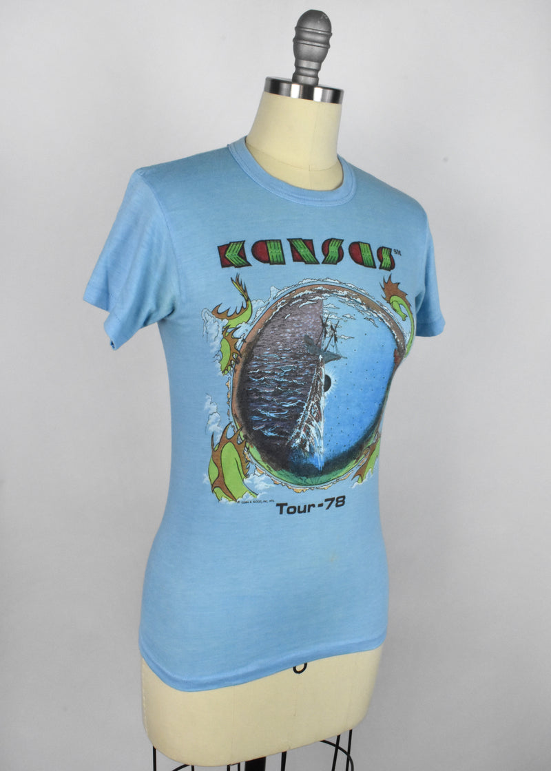 Vintage KANSAS (band) 1978 Tour T-Shirt