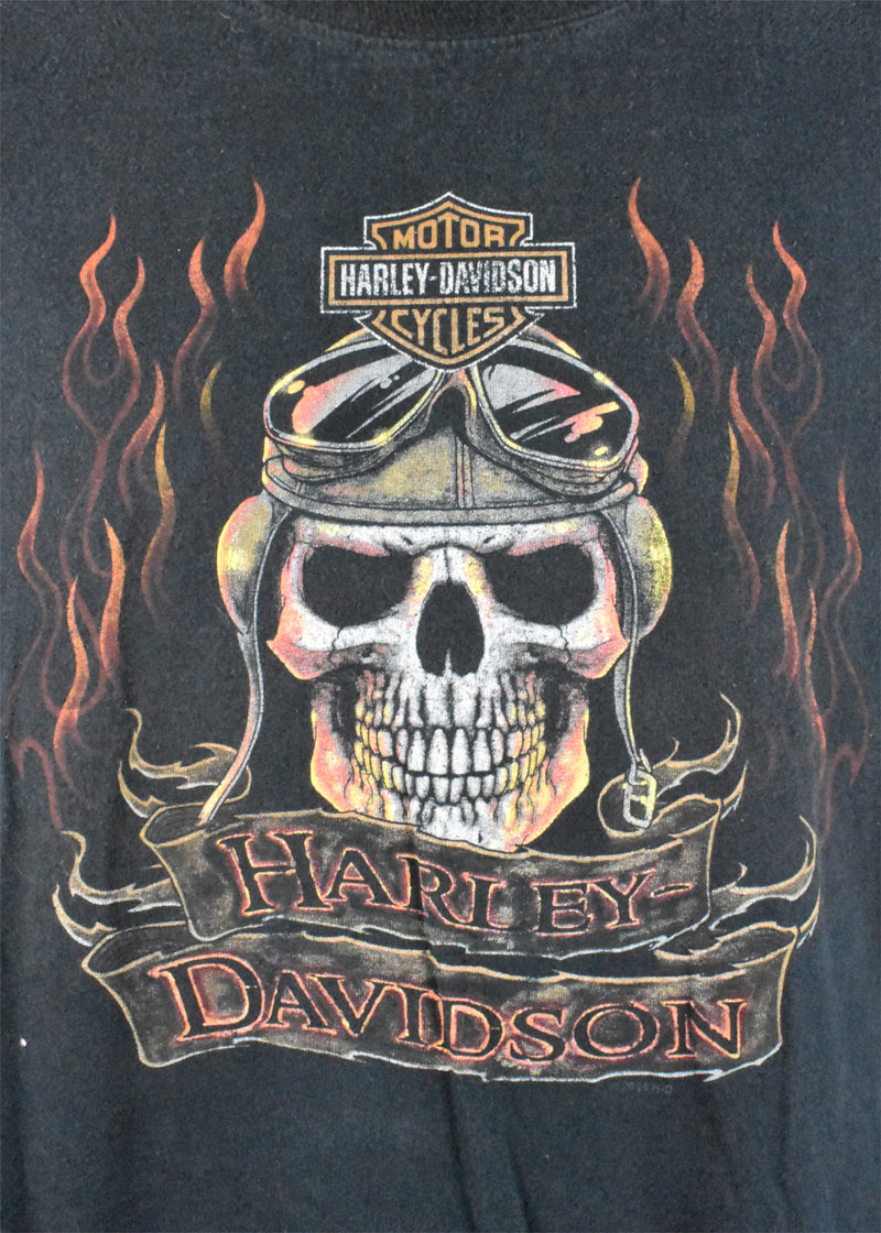 Skull Biker T-shirt by Harley Davidson, 2XL