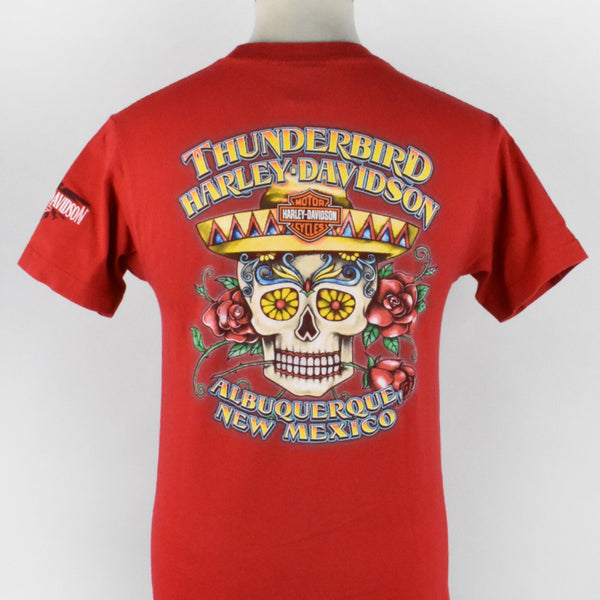Vintage Dia de los Muertos Harley Davidson T-Shirt from