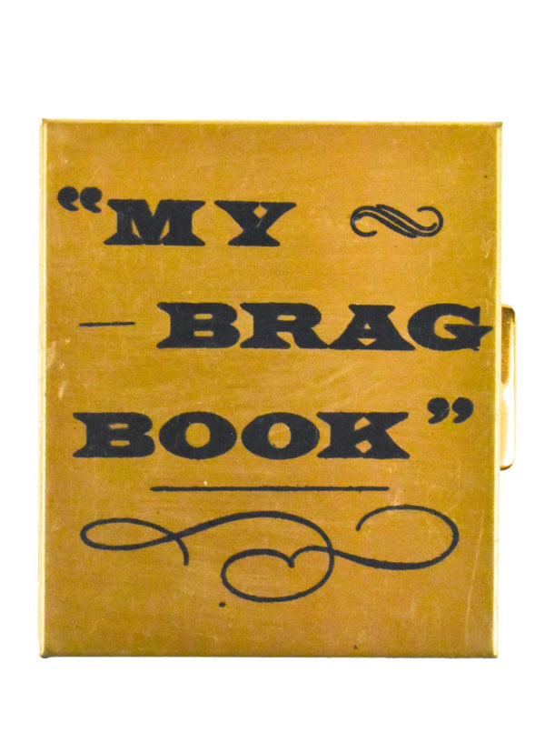 Vintage Pocket Sized BRAG BOOK with Push Latch