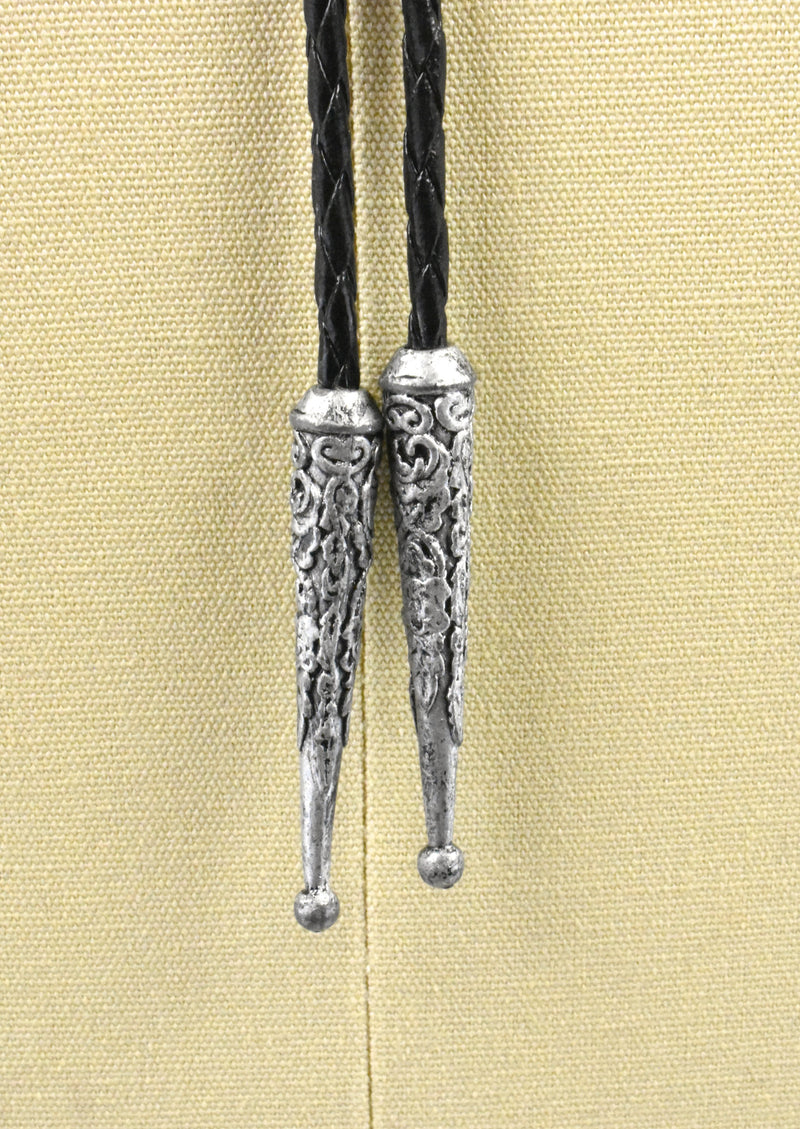 1995 Soaring Eagle and Buffalo Nickel Bolo Tie by Siskiyou Buckle Company, Made in the USA