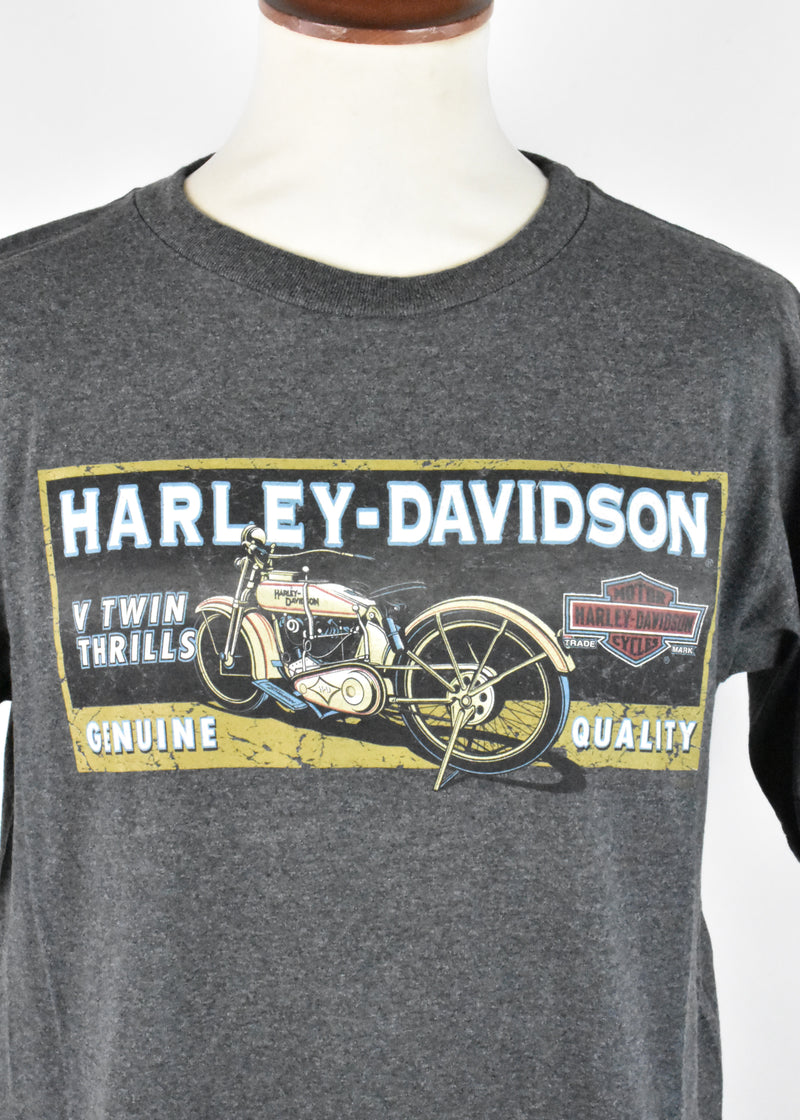 V Twin Engine Thrills Harley Davidson T-Shirt from Henderson Nevada, Made in the USA