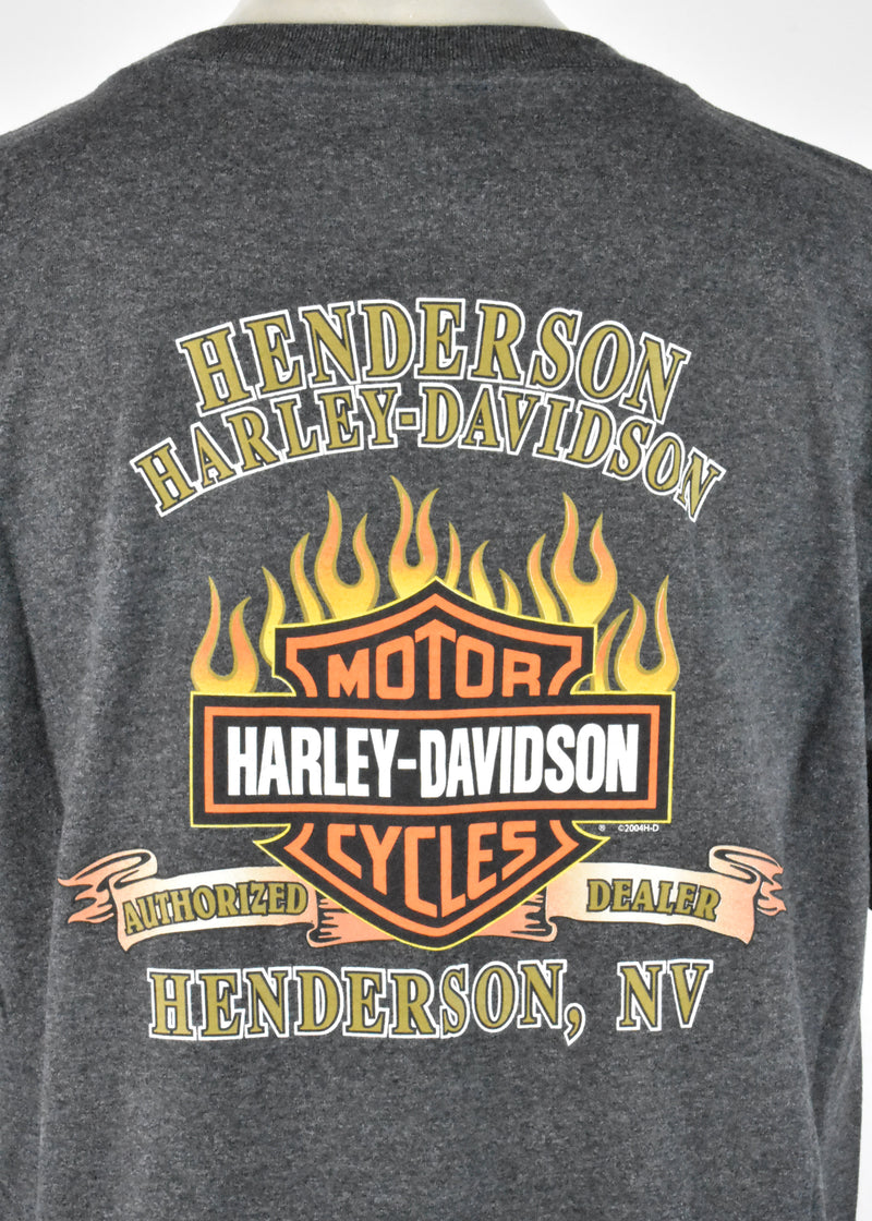 V Twin Engine Thrills Harley Davidson T-Shirt from Henderson Nevada, Made in the USA