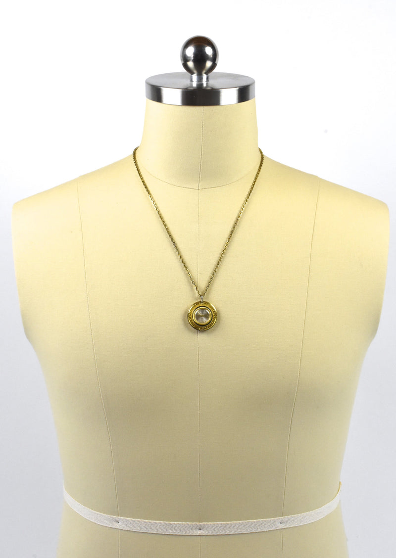 Mid Century Modern Sheffield Pendant Watch on Long Chain