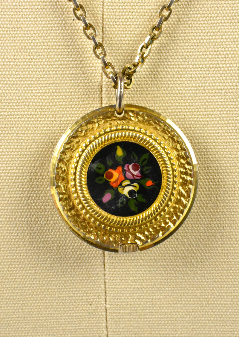 Mid Century Modern Sheffield Pendant Watch on Long Chain