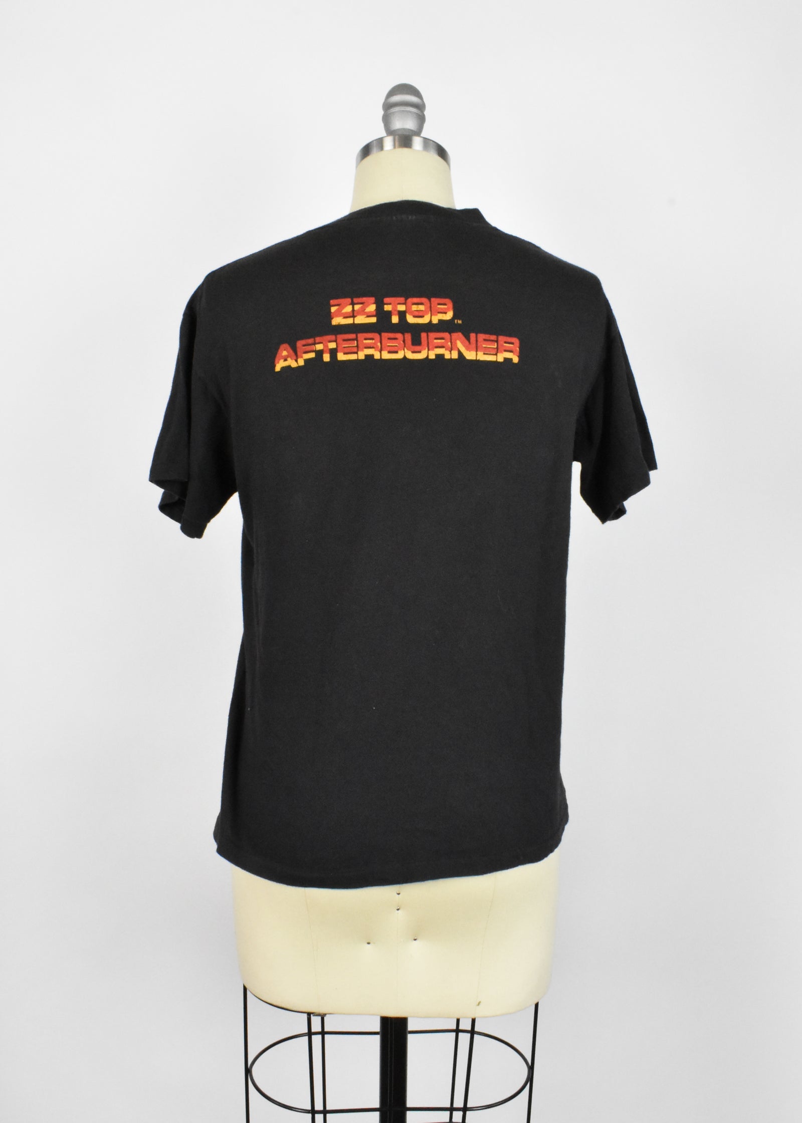 オーダーストップ中m(__)m 1986 ZZ Top Afterburner T-Shirt - Spring Ford Label – DESERT MOSS