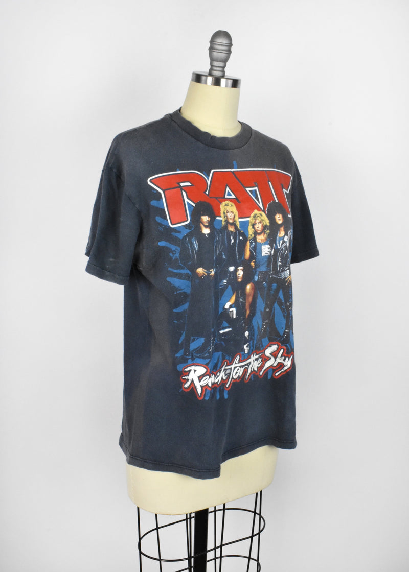 1989 Ratt Reach for the Sky City to City Tour T-Shirt