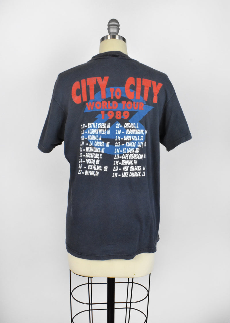 1989 Ratt Reach for the Sky City to City Tour T-Shirt