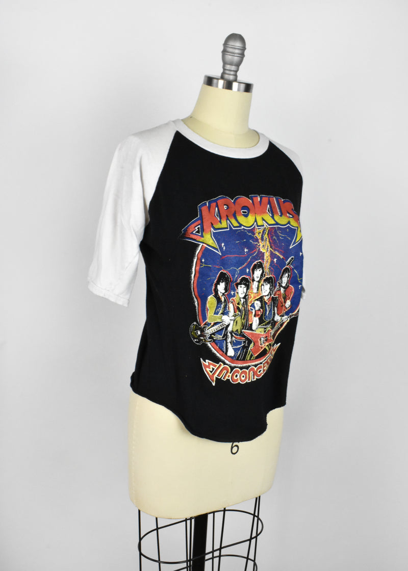 1970's KROKUS Baseball Style T-Shirt