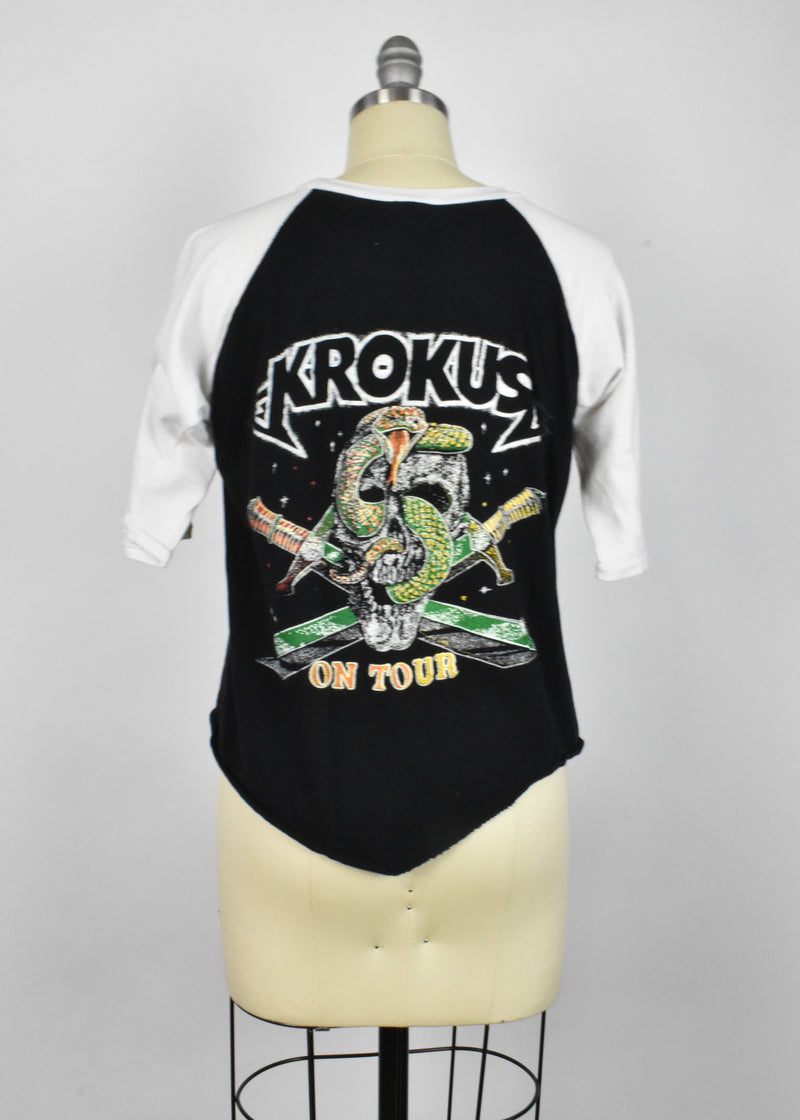 1970's KROKUS Baseball Style T-Shirt