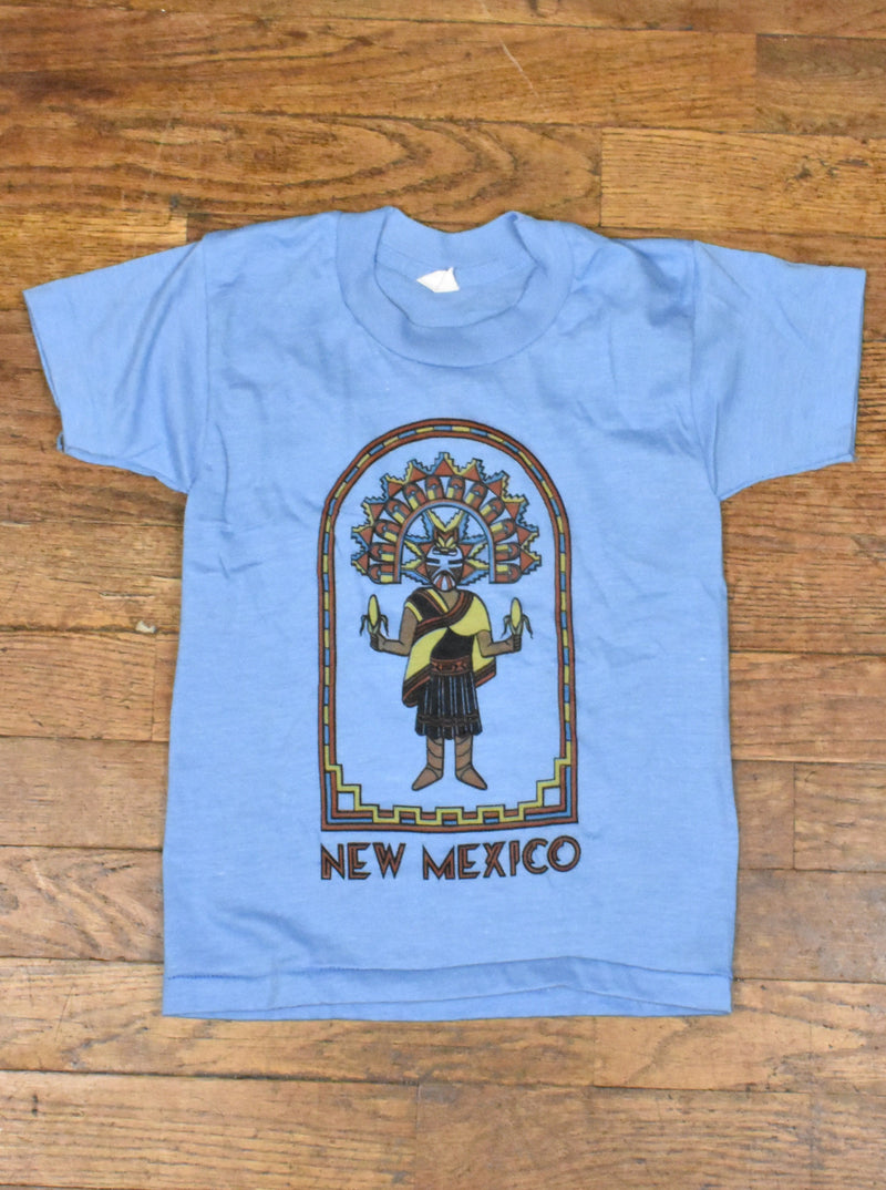 Vintage 70's-80's Kids New Mexico Corn Maiden T-Shirt