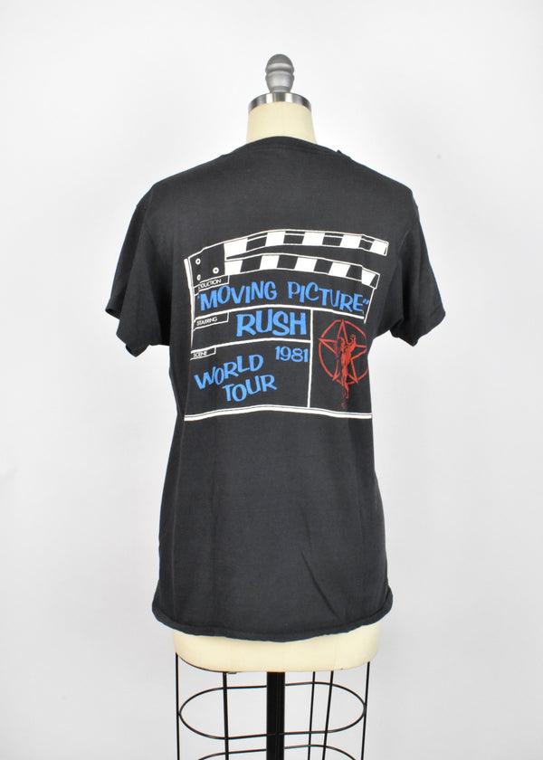 Rush Moving Pictures 1981 World Tour T-Shirt