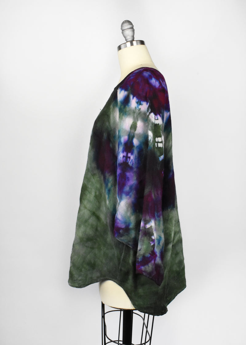 Vintage Tie Dye Dolman Long Sleeve Top
