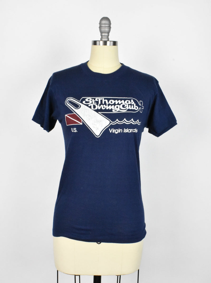 Vintage St. Thomas Diving Club, Virgin Islands T-shirt