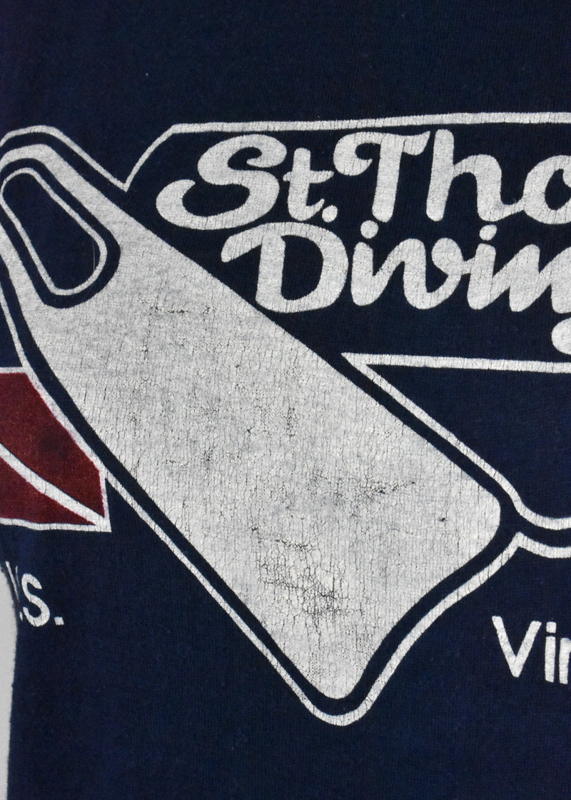 Vintage St. Thomas Diving Club, Virgin Islands T-shirt
