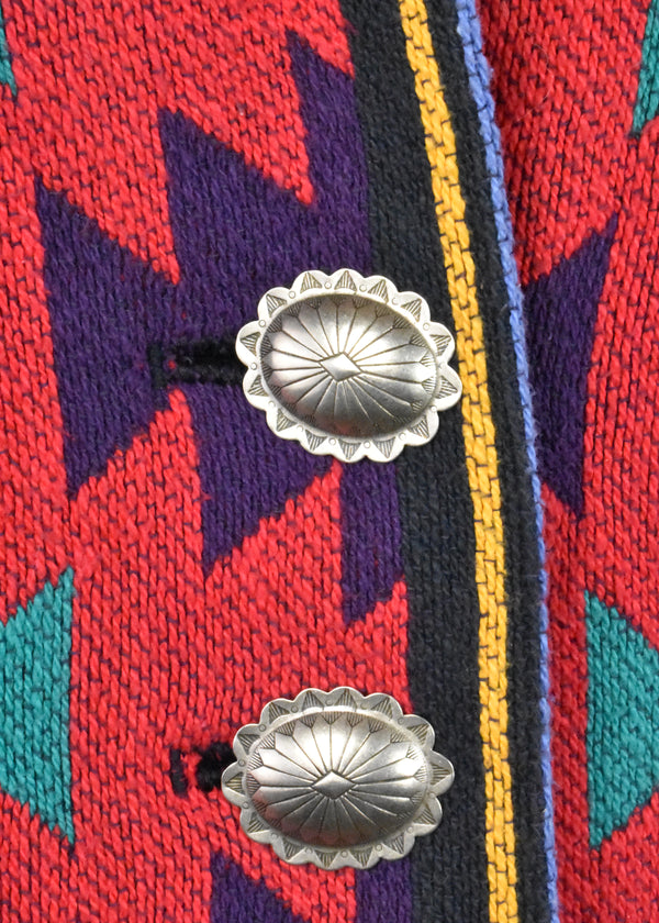 Vintage Southwestern Jacket with Concho Buttons