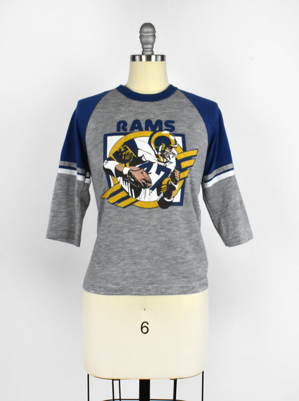 Vintage Rams Football Raglan T-Shirt