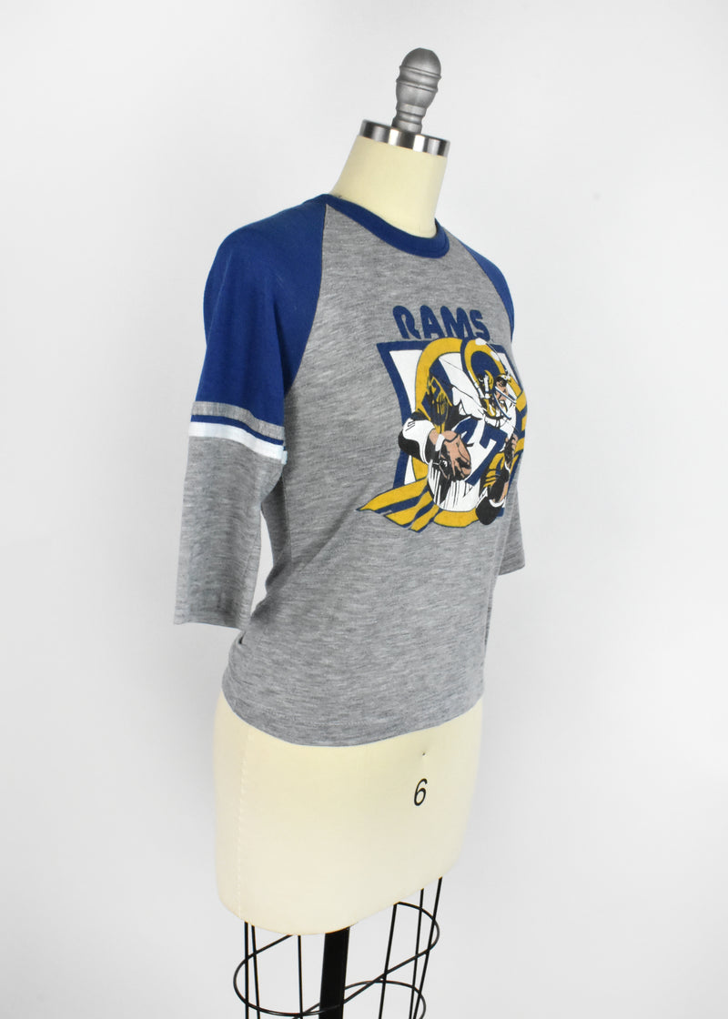 Vintage Rams Football Raglan T-Shirt