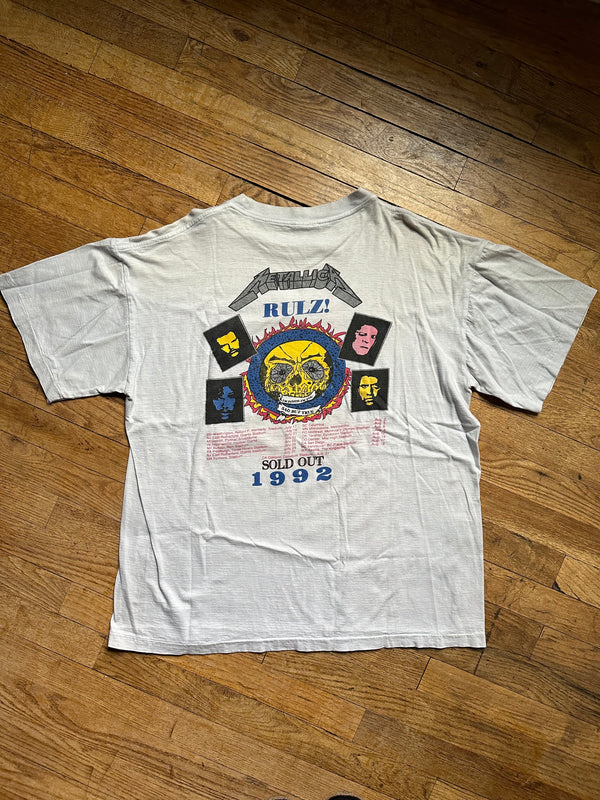 1992 Guns - N - Roses, Faith No More, & Metallica Tour Tee