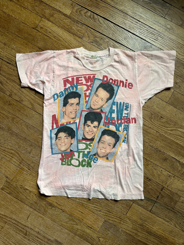 1985 Pink New Kids on the Block Tee