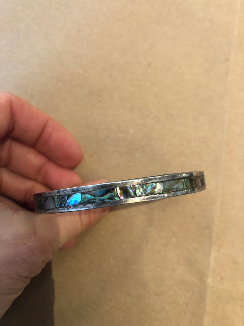 Sterling and Abalone Mexican Bracelet