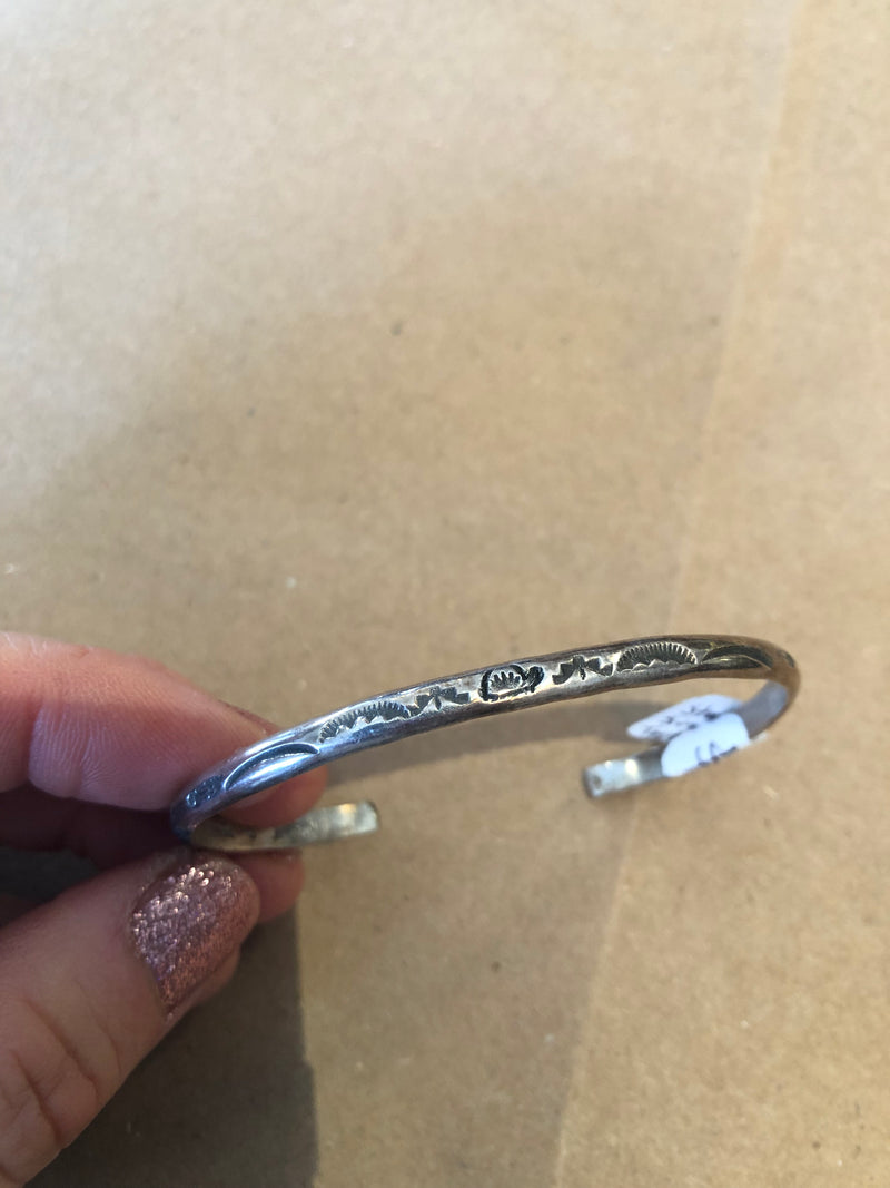Sterling Tortoise and Sunray Bracelet