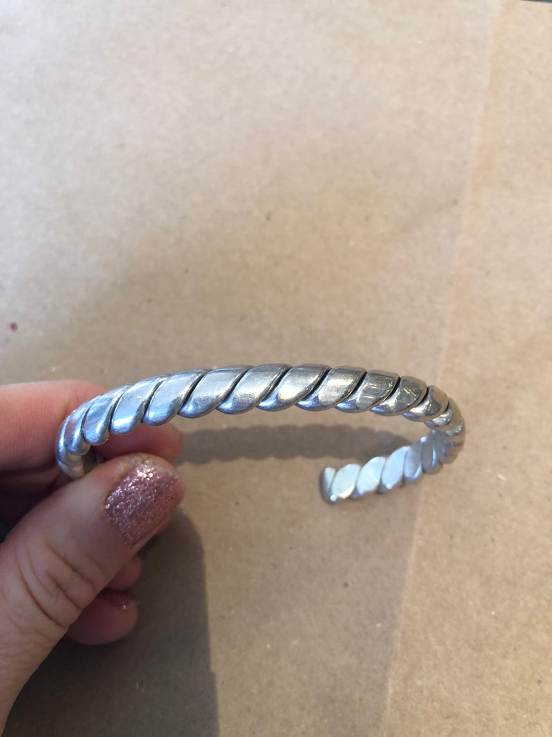 Sterling Twist Bracelet