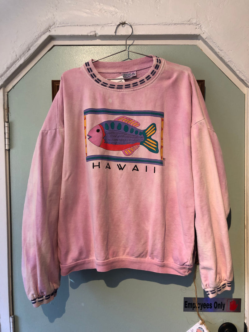 Bleached Pink Hawaii Sweatshirt