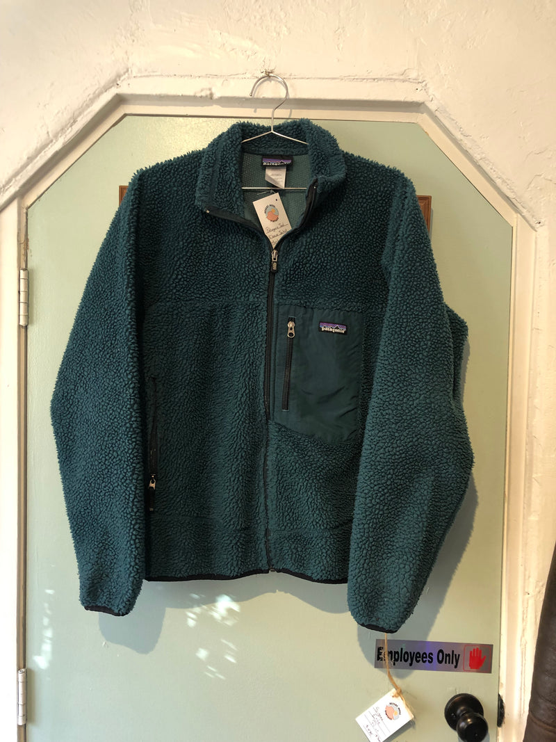 Patagonia Teal Fleece Jacket - Men's Medium