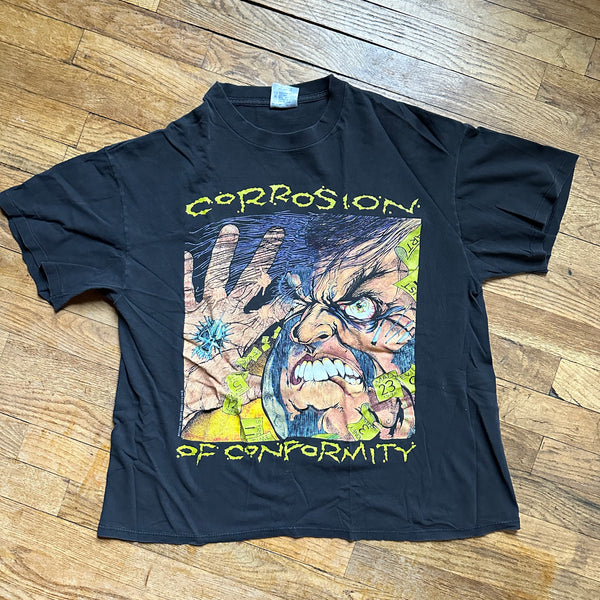 CORROSION OF CONFORMITY90sヴィンテージtシャツ 1991 Corrosion of Conformity T-Shirt - Reality Comes Calling