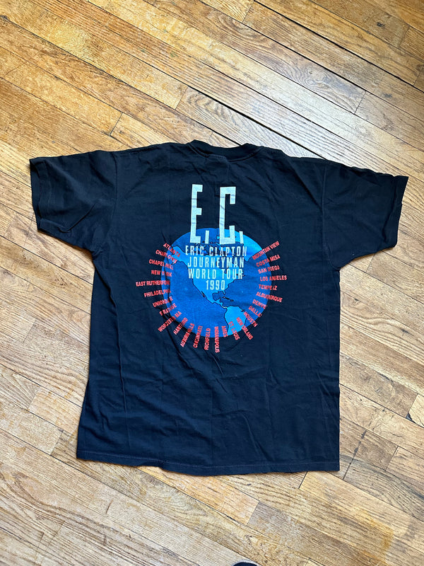 Eric Clapton Journeyman 1990 World Tour Tee