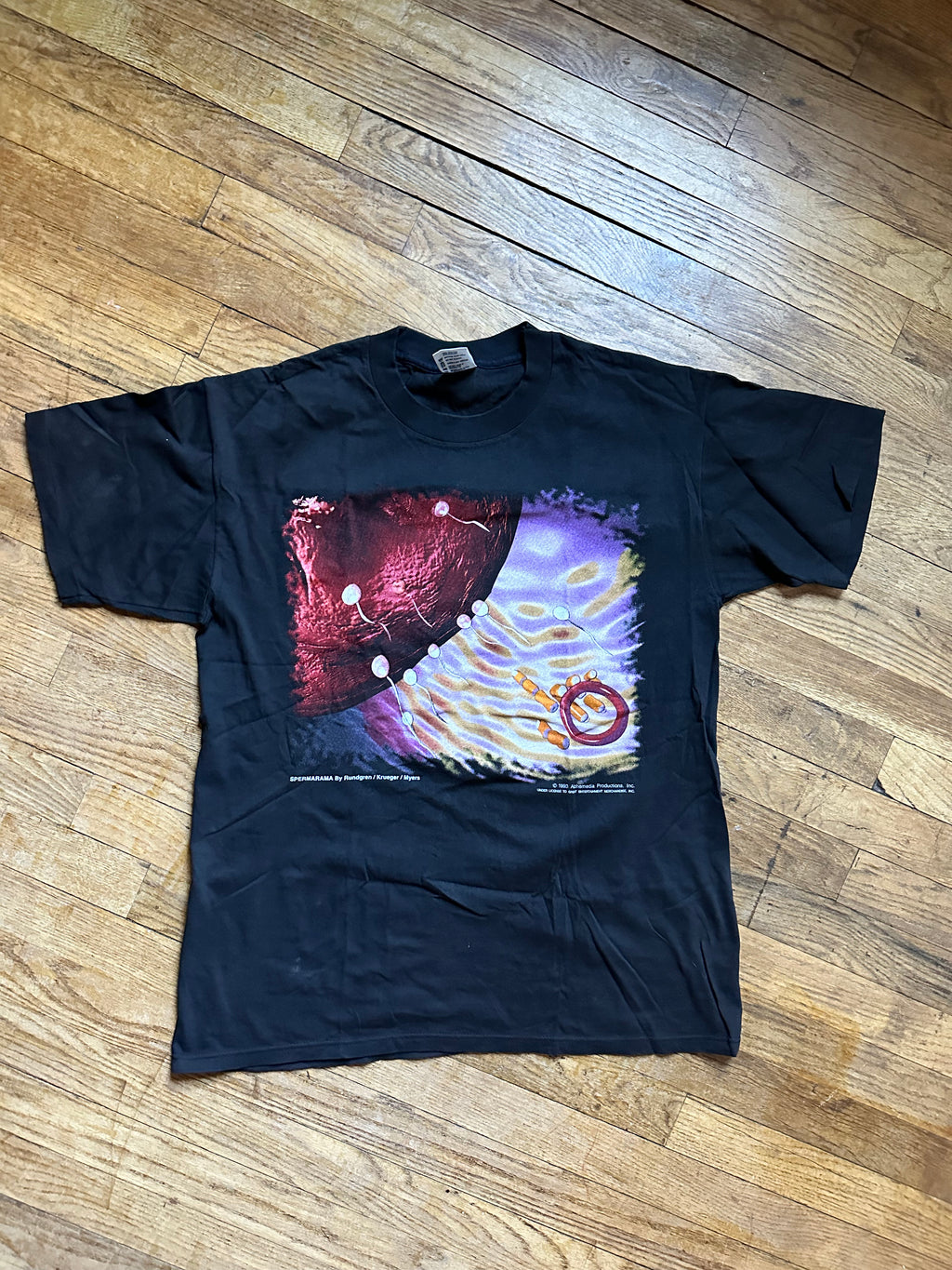 Vintage 1993 Todd Rundgren Spermarama No World Order Tee – DESERT