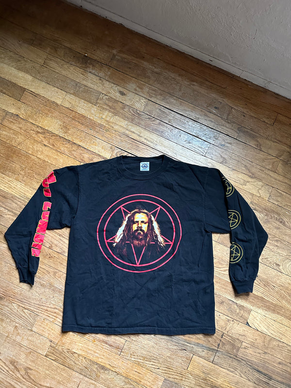Rob Zombie Baphomet Long Sleeve Tee - Large