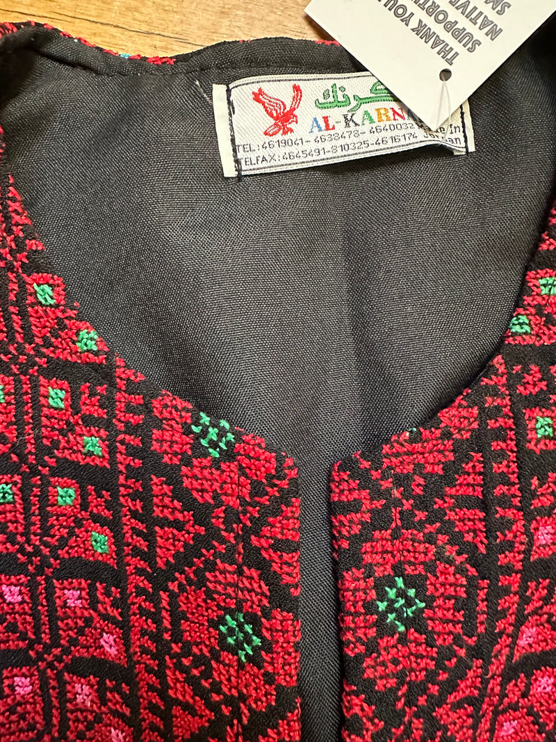 Jordanian Open Jacket with Rekme Embroidery