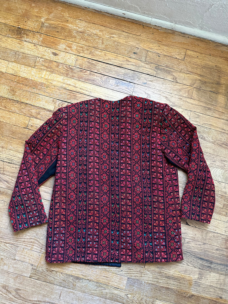 Jordanian Open Jacket with Rekme Embroidery