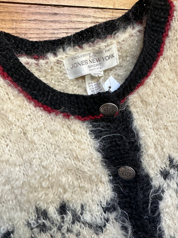 Mohair Blend Cardigan by Jones New York