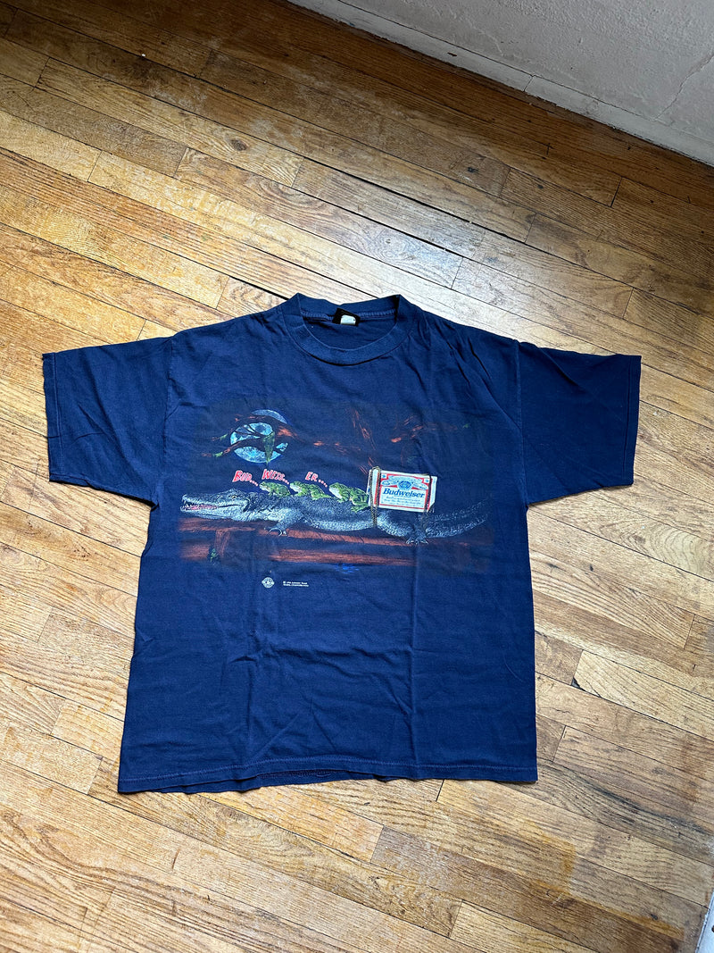 1996 Budweiser Frogs Tee