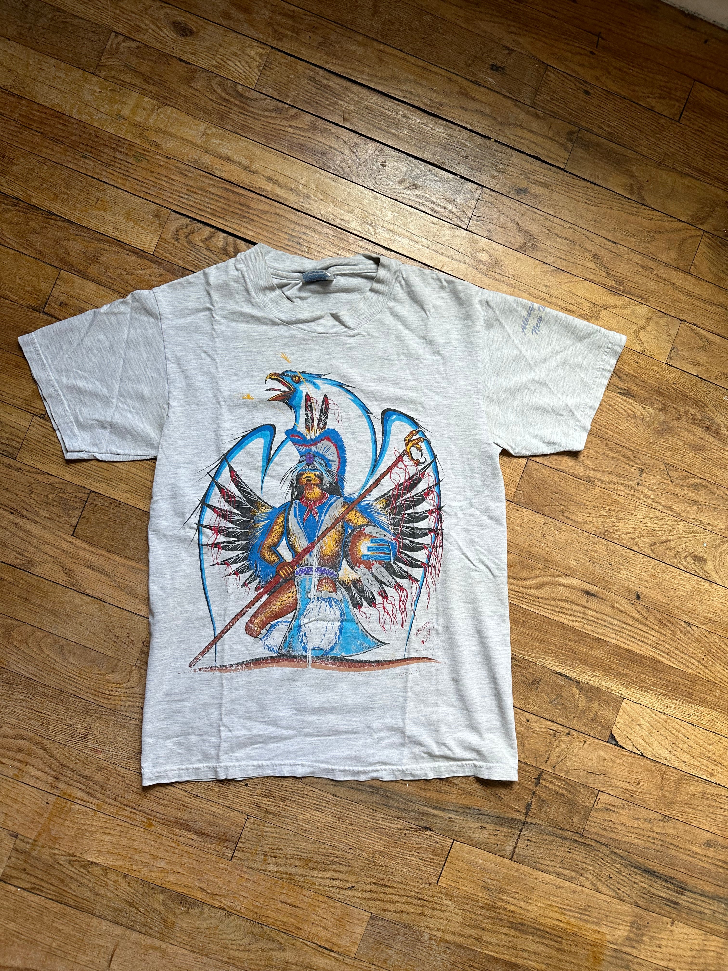 Vintage Native American Eagle Spirit Tee – DESERT MOSS VINTAGE