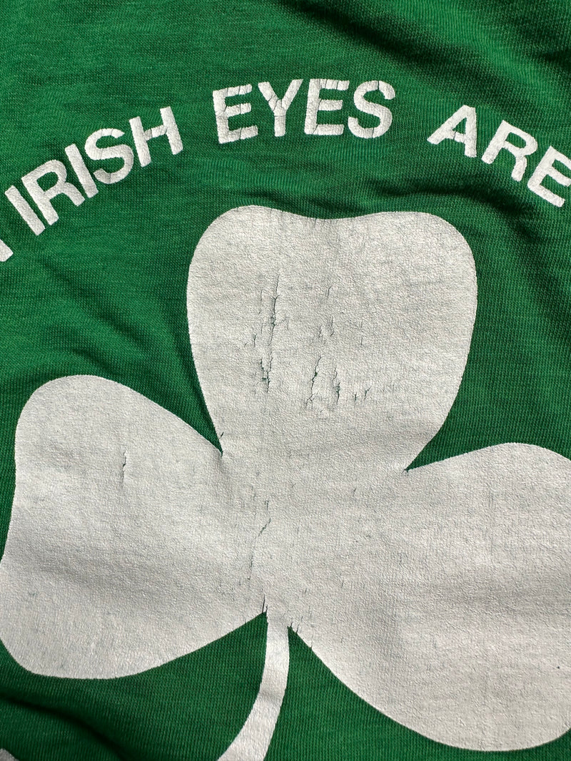 "When Irish Eyes Are Smiling, They're Up to Something" Shamrock Tee