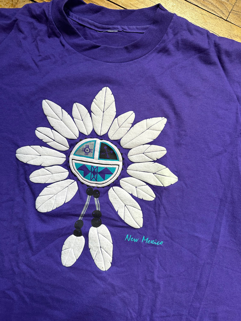 Purple New Mexico Sun Kachina Tee