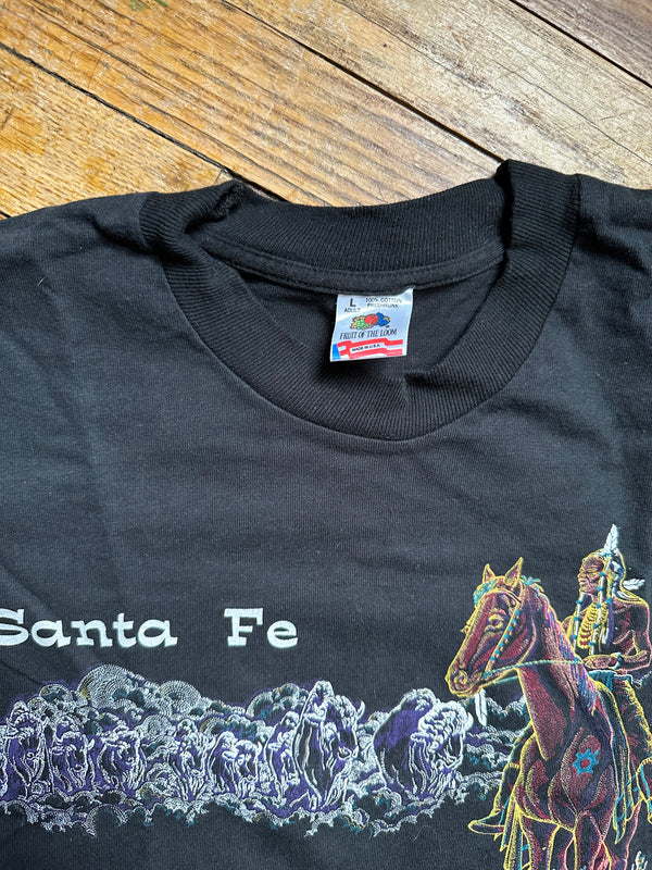 Santa Fe Native American with Rolling Bison Tee