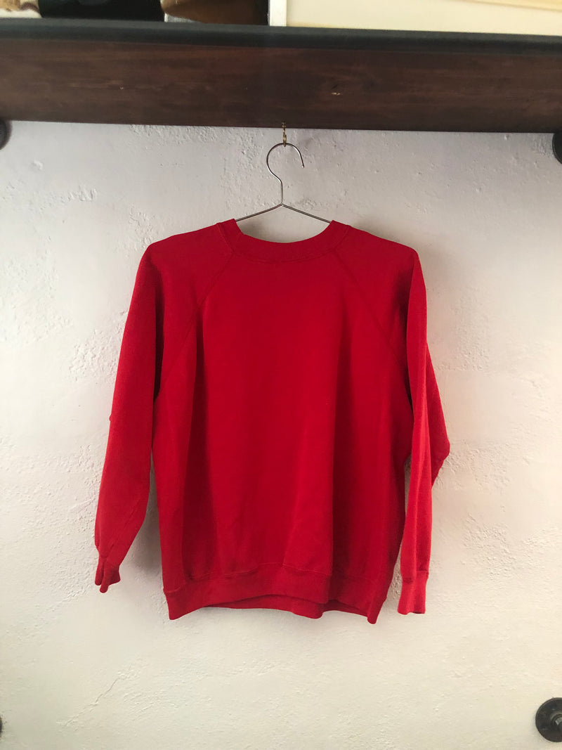 Red Handkerchief Applique Sweatshirt
