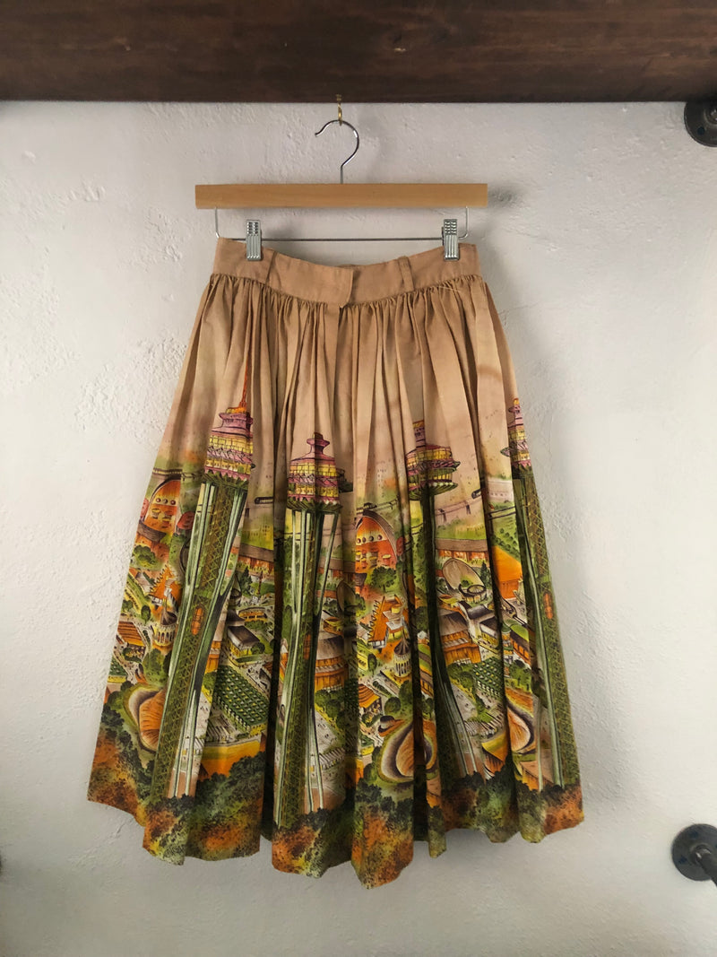 Seattle World's Fair Print Patio Skirt