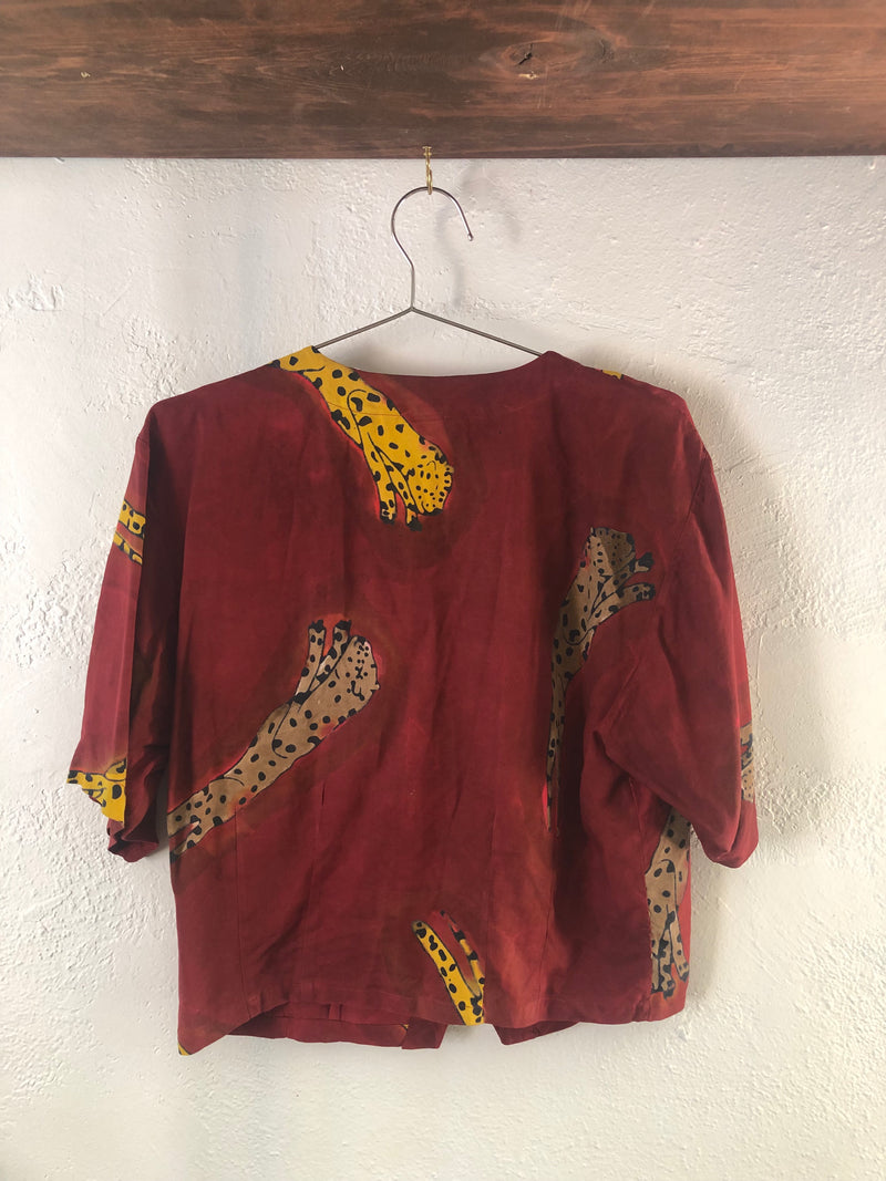 Leaping Leopard Top
